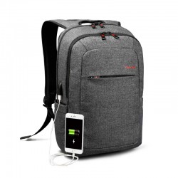 Рюкзак міський Tigernu T-B3090A USB сірий