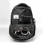 Рюкзак міький Tigernu T-B3105 USB чорний з синім