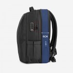 Рюкзак міький Tigernu T-B3105xl 17,3" USB чорний з синім