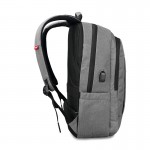Рюкзак міський Tigernu T-B3142 17" USB темно-сірий